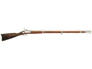 Armi Sport 1861 Springfield Muzzleloading Rifle 58 Caliber Percussion Walnut Stock 40″ 1 in 48″ Twist Barrel Silver For Sale