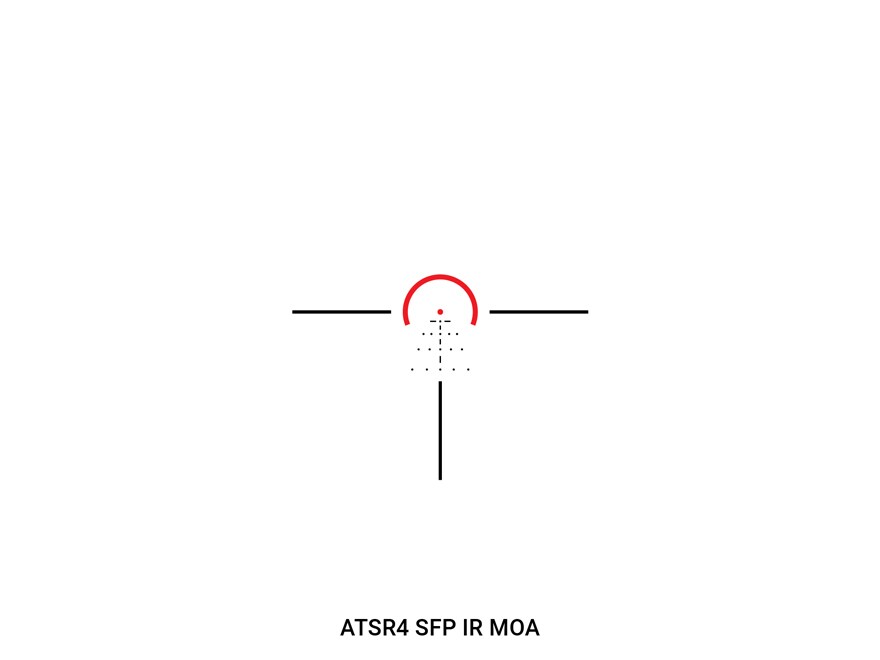 Athlon Optics Midas BTR Rifle Scope 30mm Tube 1-6x 24mm Illuminated ATSR4 MOA Reticle Matte For Sale