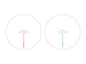 Athlon Optics Midas BTR TSP3 Prism Sight 3x 28mm TSP3 Green/Red Reticle with Picatinny-Style Mount Matte For Sale