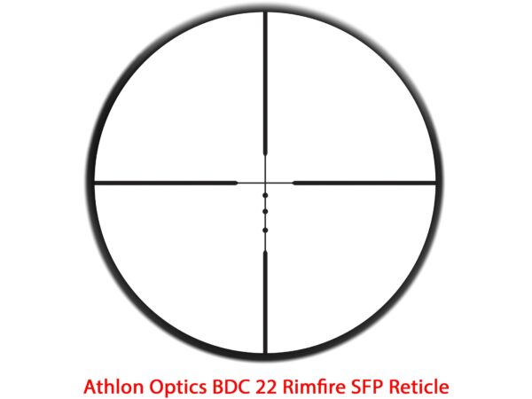 Athlon Optics Neos Rifle Scope 3-9x 40mm BDC 22 Rimfire Reticle Matte For Sale