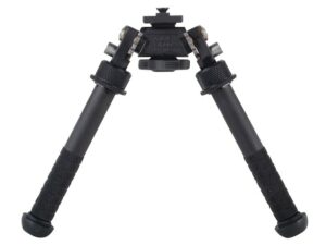 Atlas BT10-NC Bipod No Clamp Style Mount 4.75″ to 9″ Aluminum Black For Sale