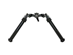 Atlas BT72-NC Super CAL No Clamp Style Mount Bipod 14.75″ to 19.37″ Aluminum Black For Sale