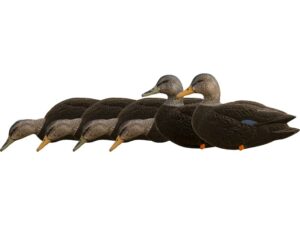 Avian-X Top Flight Full Body Black Duck Decoys Pack of 6 For Sale