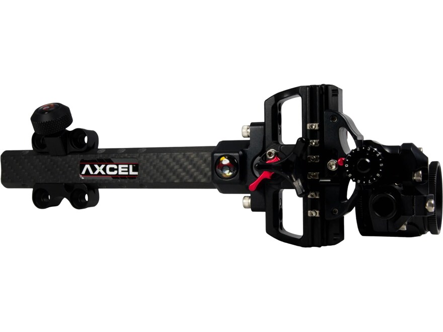 Axcel AccuTouch Plus Carbon Pro Single Pin Slider .019″ Bow Sight For Sale