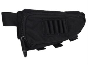 BLACKHAWK! IVS Performance Right Hand Rifle Cheek Rest with Rifle Ammunition Carrier 5-Round Fixed Stock Nylon Black For Sale