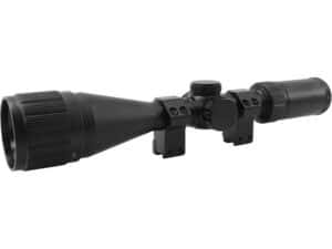 BSA Air Rifle Scope 4-12x 44mm Adjustable Objective Illuminated Mil-Dot Reticle Matte with Rings For Sale