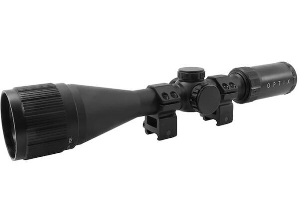 BSA Optix Hunting Rifle Scope 4.5-18x 44mm Illuminated BDC-8 Reticle Weaver Rings Matte For Sale