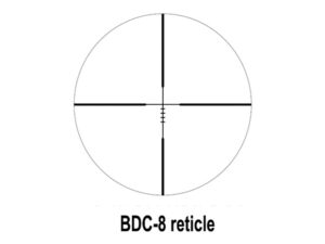 BSA Optix Hunting Rifle Scope 4.5-18x 44mm Illuminated BDC-8 Reticle Weaver Rings Matte For Sale