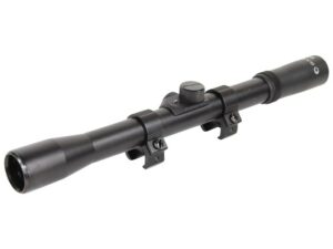 Barska Rimfire Rifle Scope 4x 20mm 30-30 Reticle Matte with 3/8″ Dovetail Rings For Sale