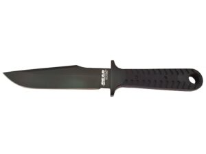 Bear Edge 108 Bowie Fixed Blade Knife 5″ Clip Point 440 Stainless Steel Blade G-10 Handle Black For Sale