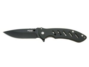 Bear & Son Bear Edge Brisk 1.0 Large Folding Pocket Knife 3.625″ 440 Stainless Steel Clip Point Blade Stainless Steel Handle For Sale