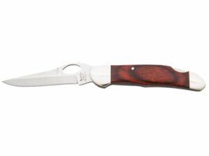 Bear & Son Cowhand Folding Knife 3.25″ Drop Point 440HC Satin Blade Rosewood Handle For Sale