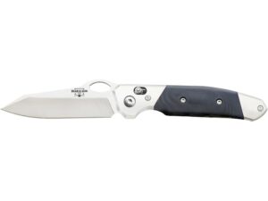 Bear & Son G10N Folding Knife 3.375″ Modified Tanto D2 Tool Steel Satin Blade G10 Handle Black For Sale