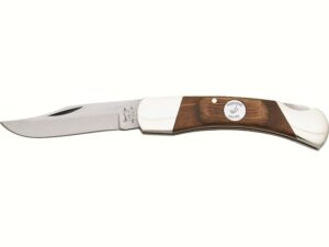 Bear & Son Heritage Folding Knife 2.75″ Drop Point 1095 Carbon Satin Blade Walnut Handle For Sale