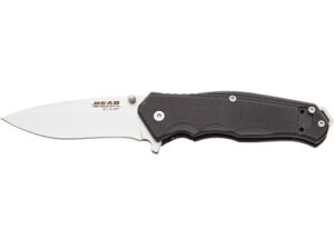 Bear & Son Sideliner Folding Knife 2.875″ Drop Point 440HC Satin Blade G10 Handle Black For Sale