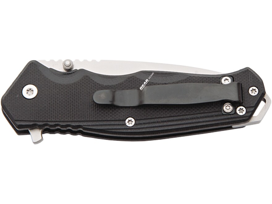 Bear & Son Sideliner Folding Knife 2.875″ Drop Point 440HC Satin Blade G10 Handle Black For Sale