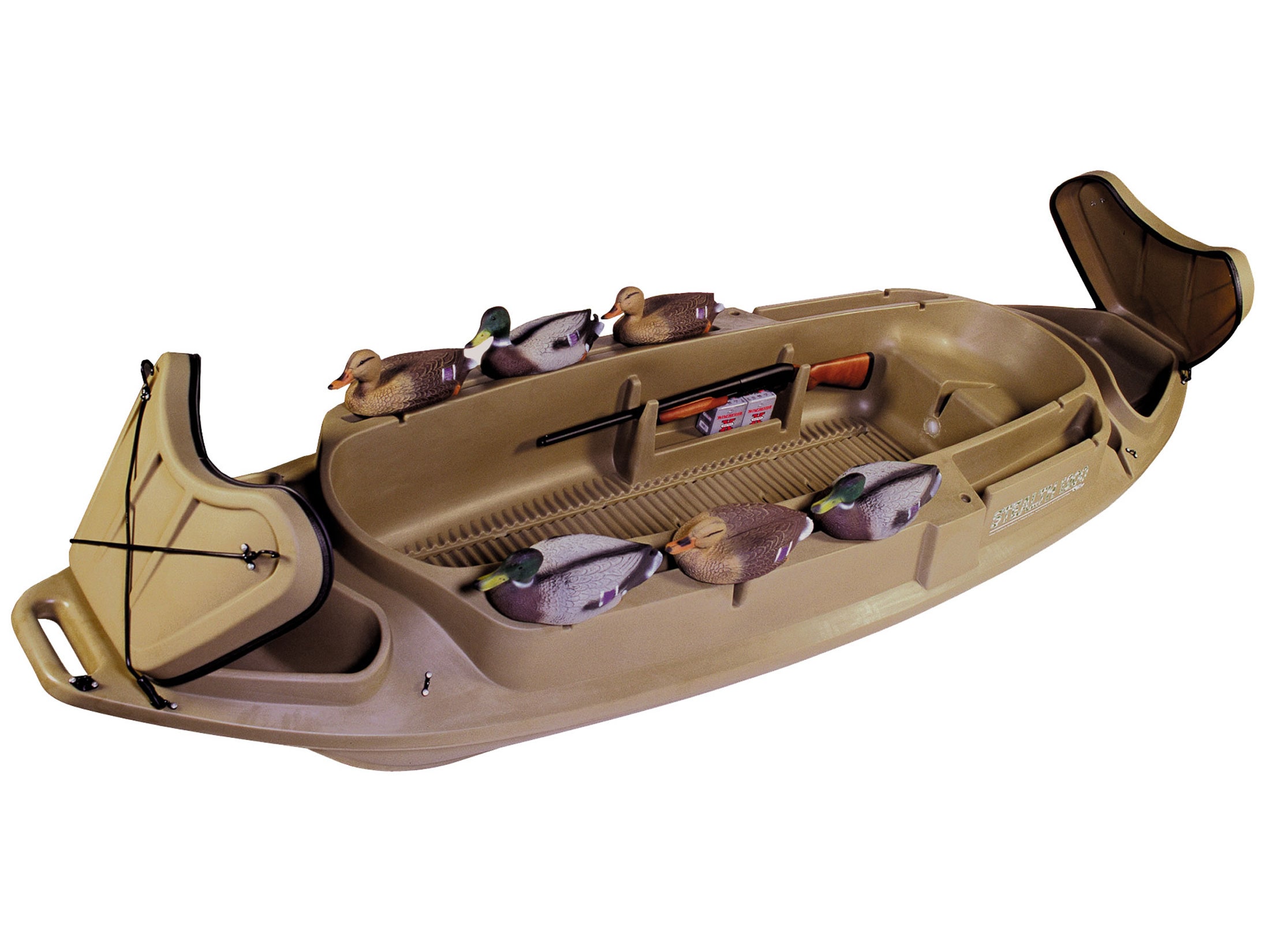 Beavertail Stealth 1200 12′ Sneak Boat Marsh Brown For Sale