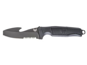 Benchmade 112SBK H2O Fixed Blade Knife 3.5″ Serrated Black N680 Stainless Steel Blade Polymer Handle Black For Sale