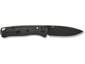 Benchmade 533BK-2 Mini Bugout Folding Knife 2.82″ Drop Point CPM S30V Black Blade Fiberglass Reinforced Nylon (FRN) Handle Black For Sale