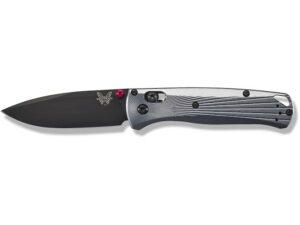 Benchmade 535BK-4 Bugout Folding Knife 3.24″ Drop Point M390 Black Blade 6061 T6 Aircraft Grade Aluminum Handle Gray For Sale