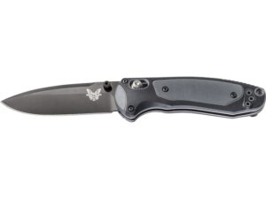Benchmade 595 Mini Boost Assisted Opening Folding Knife 3.11″ Drop Point CPM-S30V Stainless Steel Blade Grivory Handle Black/Gray For Sale