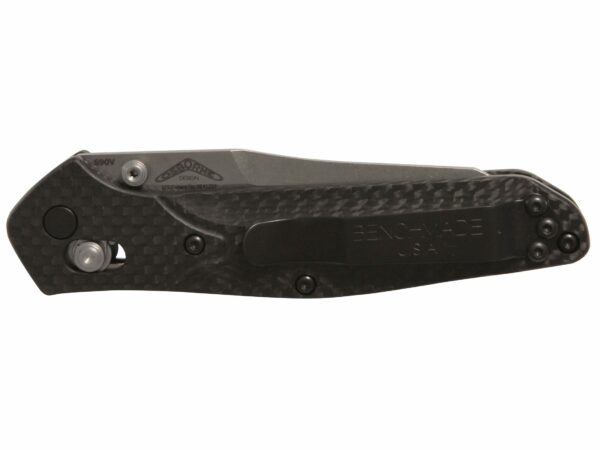 Benchmade 940-1 Osborne Folding Pocket Knife 3.4″ Reverse Tanto Point CPM-S90V Stainless Steel Blade Carbon Fiber Handle Black For Sale