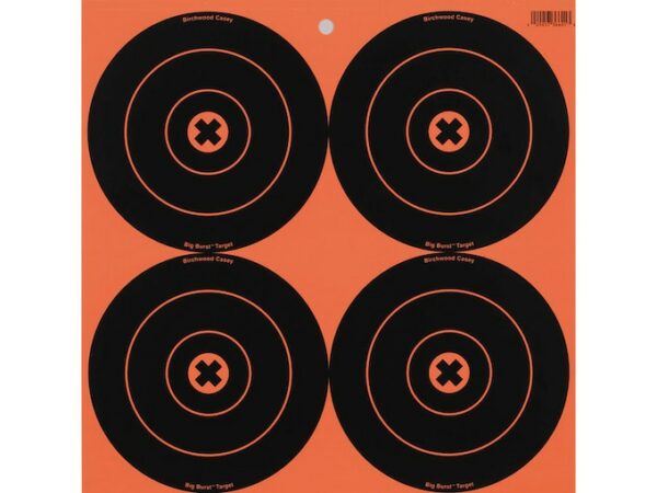 Birchwood Casey Big Burst BB6 6″ Bullseye Target Pack of 12 For Sale