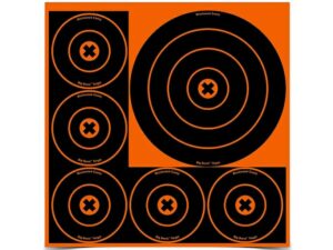 Birchwood Casey Big burst 8″ and 4″ Bullseye Targets Pack of 3 For Sale