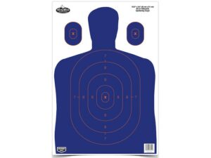 Birchwood Casey Dirty Bird 16-1/2″ x 24″ BC-27 Blue/Orange Silhouette Targets Package of 3 For Sale
