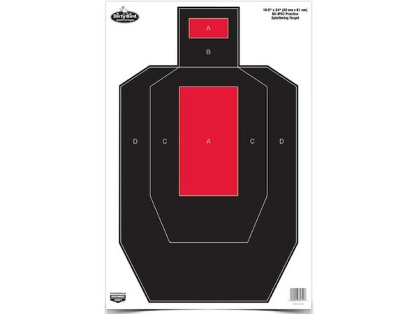 Birchwood Casey Dirty Bird 16-1/2″ x 24″ BC-IPSC Practice Targets Package of 3 For Sale