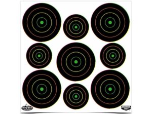 Birchwood Casey Dirty Bird 2″/3″ Multi-Color Bullseye Targets Pack of 20 For Sale