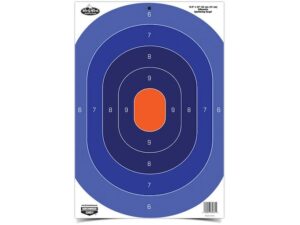 Birchwood Casey Dirty Bird Blue/Orange Oval Silhouette 16.5″ x 24″ Target Pack of 3 For Sale