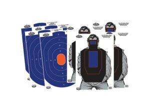 Birchwood Casey Dirty Bird Combo Package of 4- 12″ x 18″ Silhouette Targets and 4- 12″ x 18″ Bad Guy IPSC Silhouette Targets For Sale