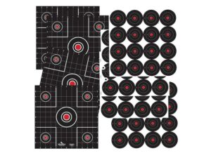 Birchwood Casey Dirty Bird Combo Package of 6- 12″ Sight-In Targets and 6- 3″ Bullseye Targets For Sale