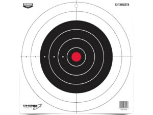 Birchwood Casey EZE-Scorer 12″ Bullseye Paper Target Pack of 13 For Sale