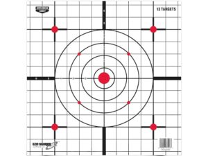 Birchwood Casey EZE-Scorer 12″ Sight-In Paper Target Pack of 13 For Sale