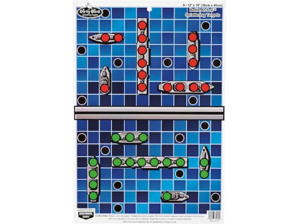 Birchwood Casey PREGAME Battle at Sea Target 12″ x 18″ Pack of 8 For Sale