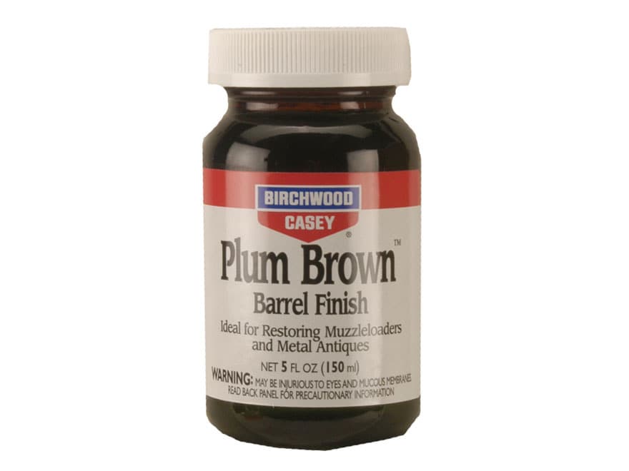 Birchwood Casey Plum Brown Barrel Finish 5 oz Liquid For Sale