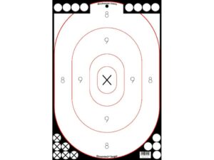 Birchwood Casey Shoot-N-C White/Black 12″ x 18″ Silhouette Targets Pack of 5 For Sale