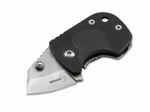 Boker DW-1 Folding Pocket Knife 1.06″ Drop Point AUS-8 Stainless Steel Blade Stainless Steel Zytel Handle Black For Sale