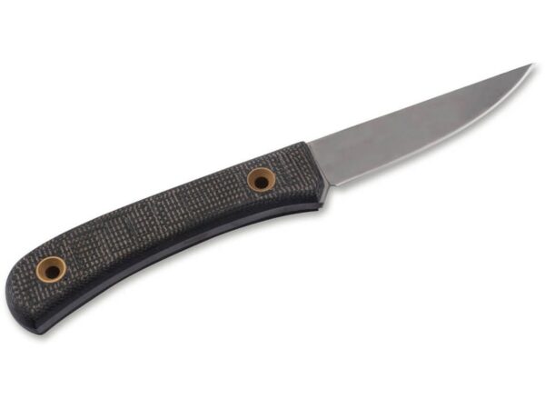 Boker Plus Bark Beetle Fixed Blade Knife 3.62″ Straightback 1095 High Carbon Matte Blade Micarta Handle Brown For Sale