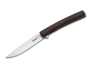 Boker Urban Trapper Gentleman Folding Pocket Knife 3.7″ Drop Point VG-10 Stainless Steel Blade Cocobolo Wood Handle For Sale