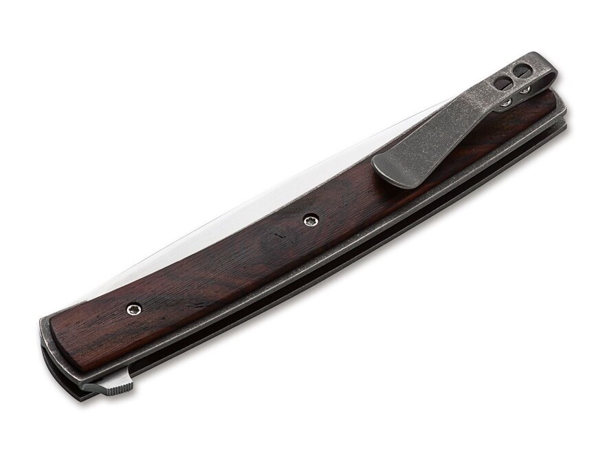 Boker Urban Trapper Gentleman Folding Pocket Knife 3.7″ Drop Point VG-10 Stainless Steel Blade Cocobolo Wood Handle For Sale