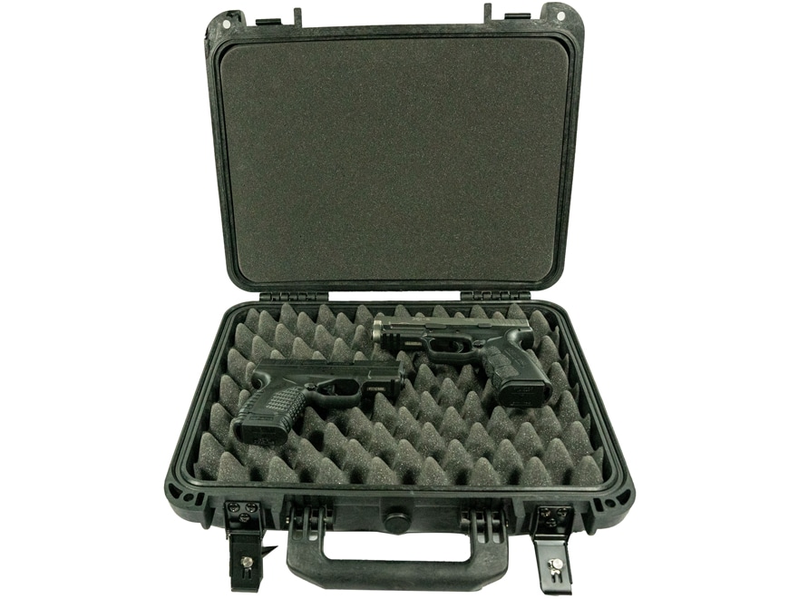 Boyt H15 Double Pistol Hard Case with Foam Insert 15″ Black For Sale
