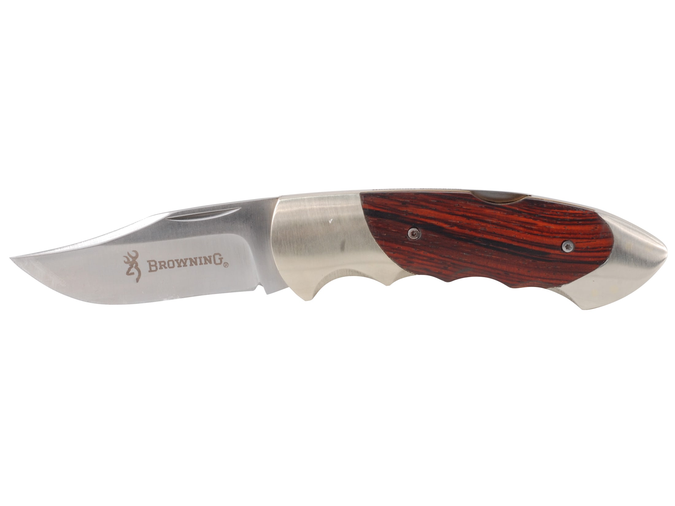 Browning 111 Folding Knife 3.25″ Clip Point Sandvik 12C27 Stainless Steel Blade For Sale