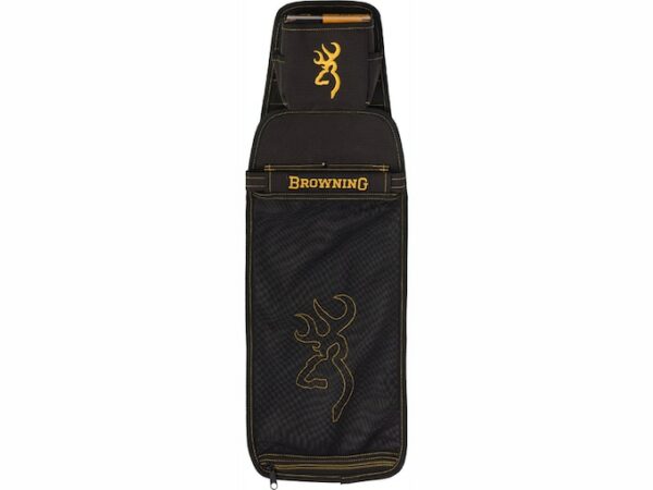 Browning Black and Gold Shell Pouch Nylon Black For Sale