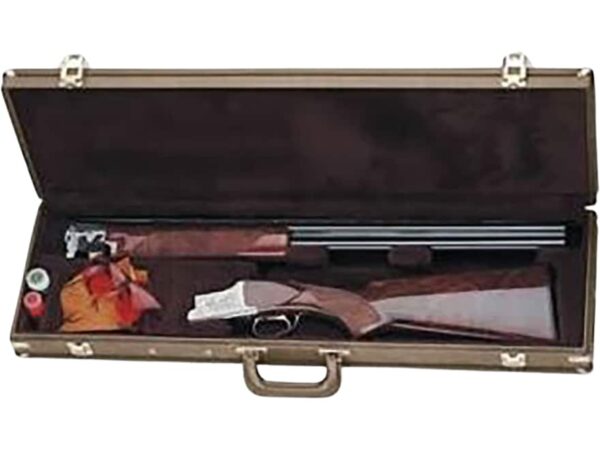 Browning Fitted Shotgun Case Takedown with Extra Barrel Vinyl Classic Brown For Sale