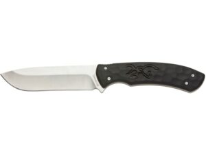 Browning Large Skinner Primal Fixed Blade Knife 3.25″ Drop Point 8Cr14MoV Stainless Polished Blade Polymer Handle Black For Sale