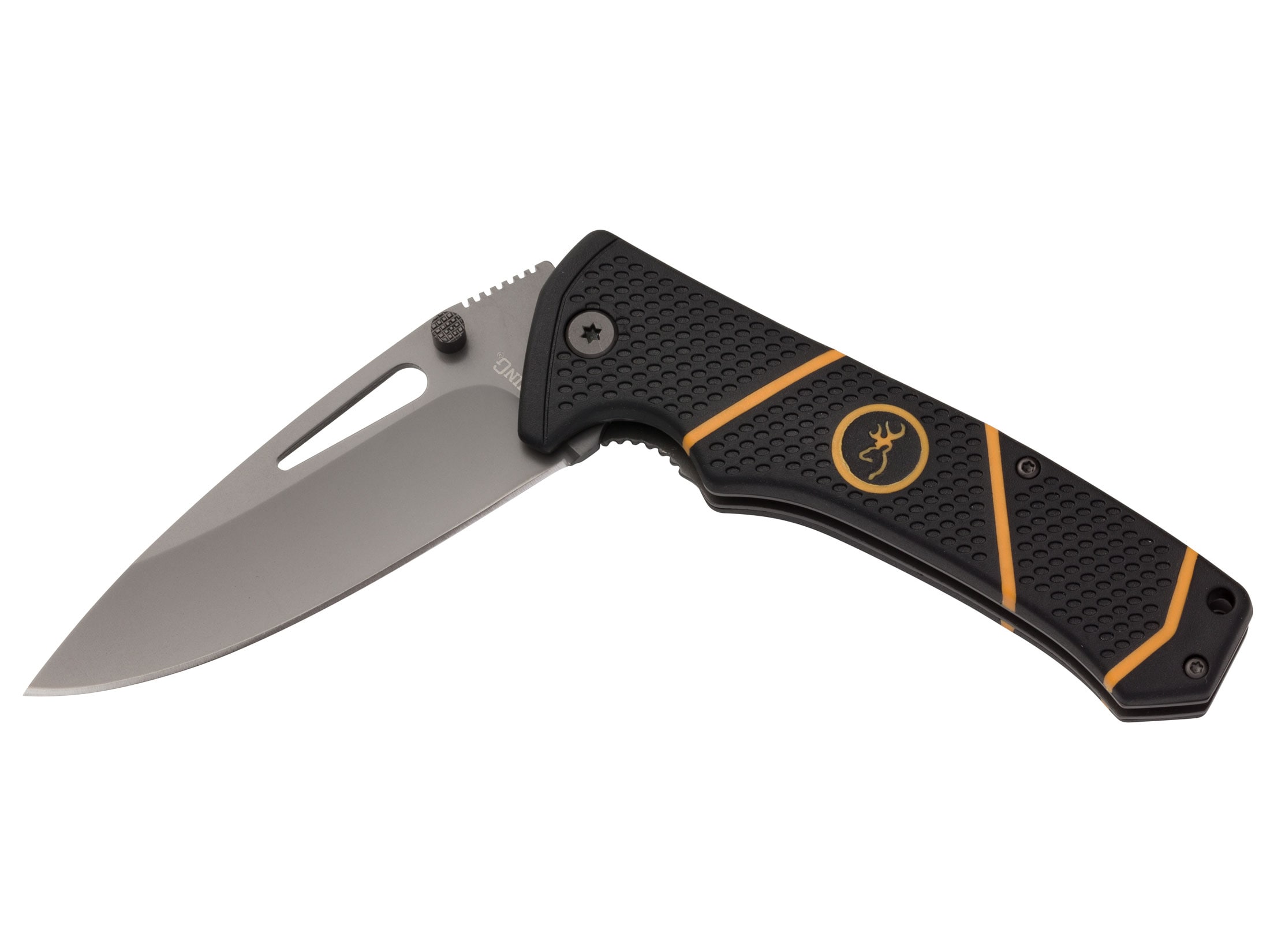 Browning Long Haul Folding Knife Clip Point 7Cr Stainless Steel Blade Polymer Handle For Sale