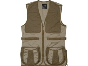 Browning Men’s Dutton Shooting Vest Ambidextrous Cotton Military Green For Sale